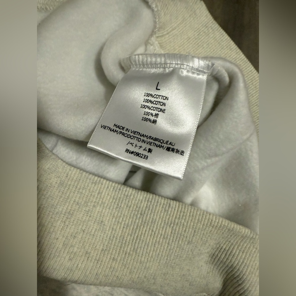 NWT ESSENTIALS Fear of God Hooded Sweatsuit Set | Hoodie & Joggers | Oatmeal - Picture 4 of 12